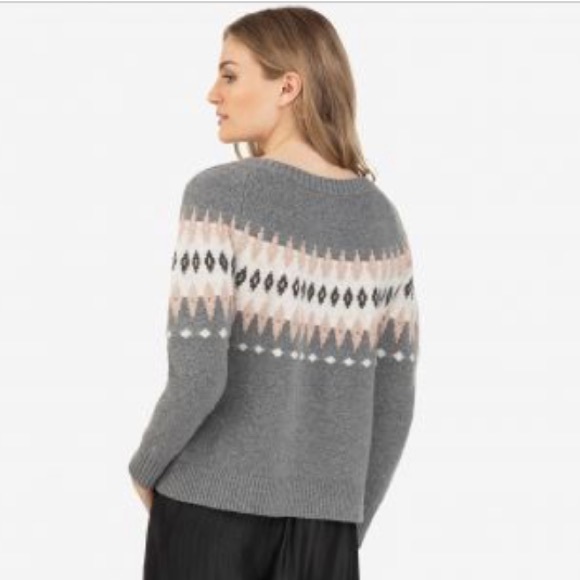 NWOT Tribal Jeans Woman’s Jacquard Sweater - Picture 3 of 3